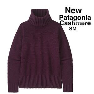 New Patagonia Recycled Cashmere Turtleneck night plum size Small w/tags⭐️⭐️⭐️⭐️